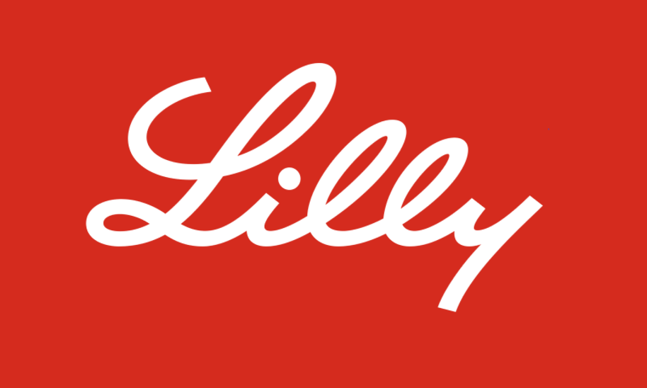 Eli Lilly and Company logo white red